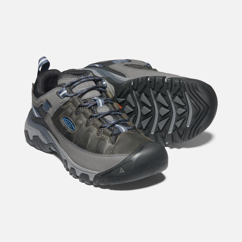 Zapatos de Seguridad Keen Mexico Grises Oscuro - Hombre Targhee Iii Waterproof Wide - DI6592473